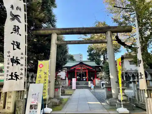 導きの社 熊野町熊野神社(くまくま神社)の鳥居