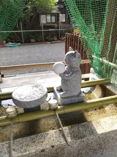 白山神社の手水