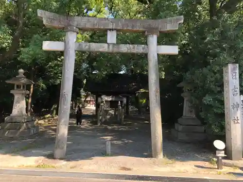 清洲山王宮　日吉神社の鳥居