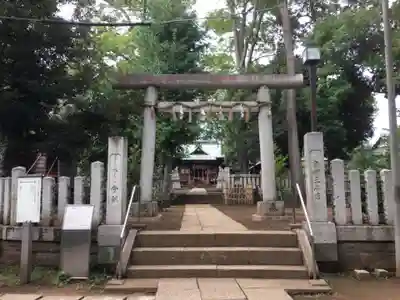 八雲氷川神社の鳥居
