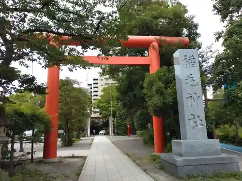 稲毛神社の鳥居