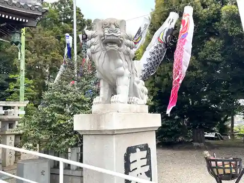 東海市熊野神社の狛犬