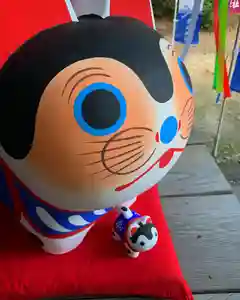 滑川神社 - 仕事と子どもの守り神の狛犬(2021年09月05日(日) 14時11分07秒投稿)