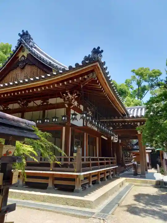 杭全神社の本殿・本堂