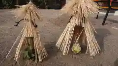 上里菅原神社の庭園