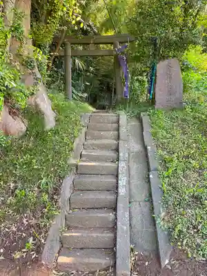 熊野神社(大庭神社舊趾)の鳥居