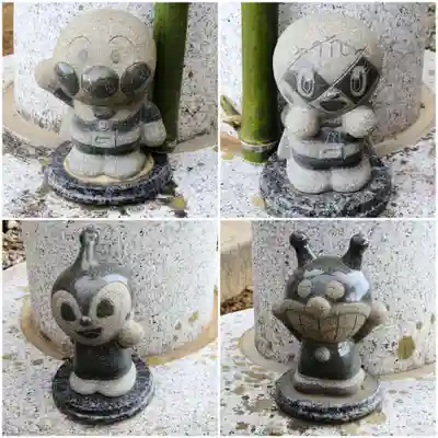 植田八幡神社の像