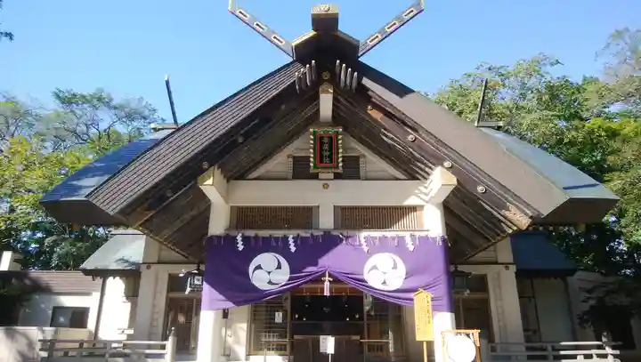 帯廣神社の本殿・本堂