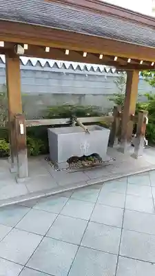 成子天神社の手水舎