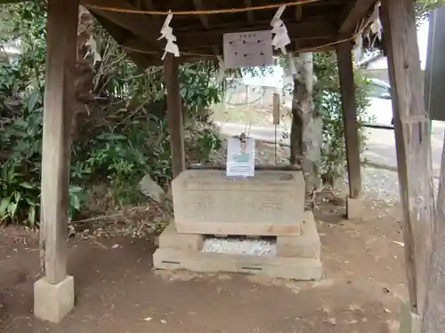 富里香取神社の手水舎