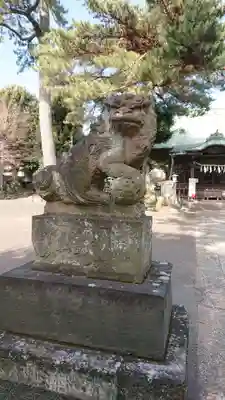 駒留八幡神社の狛犬