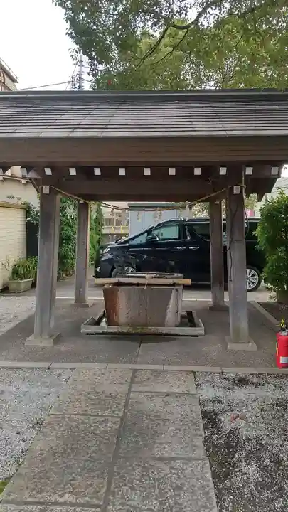 寒川神社の手水舎