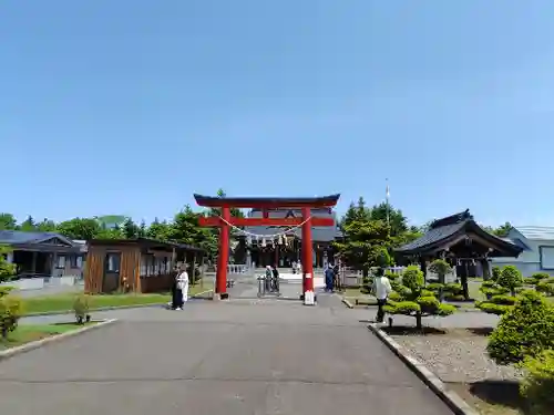 美瑛神社の鳥居