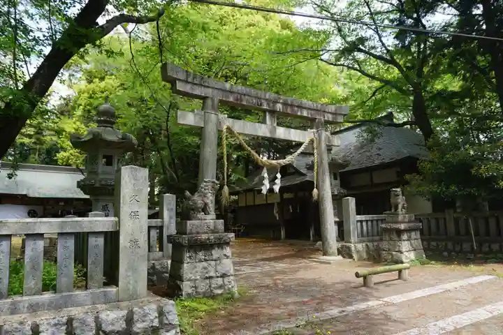 中村八幡宮の鳥居