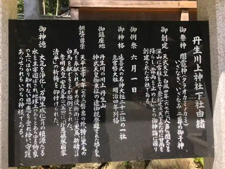 丹生川上神社(下社)(奈良県)