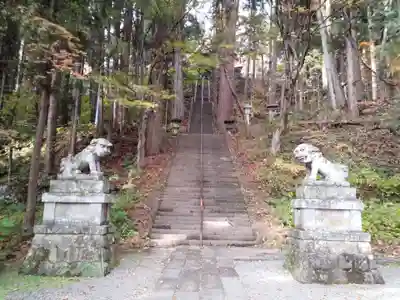 戸隠神社宝光社の狛犬