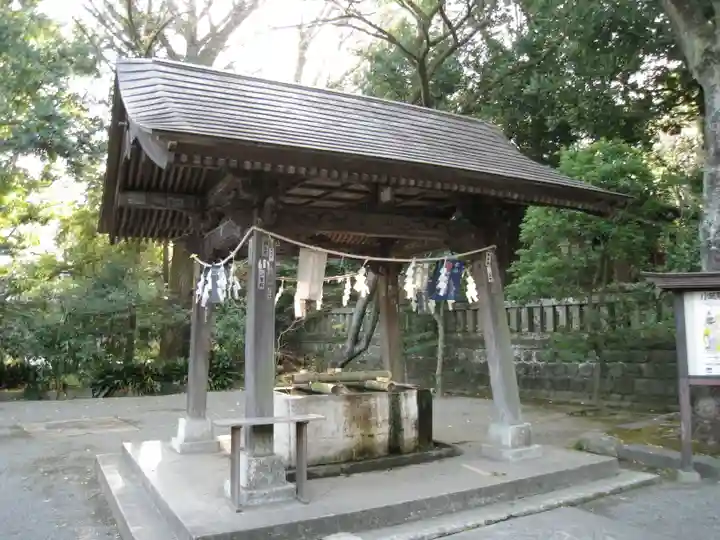 報徳二宮神社の手水舎
