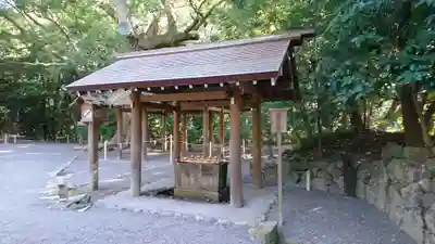 月夜見宮（豊受大神宮別宮）の手水舎