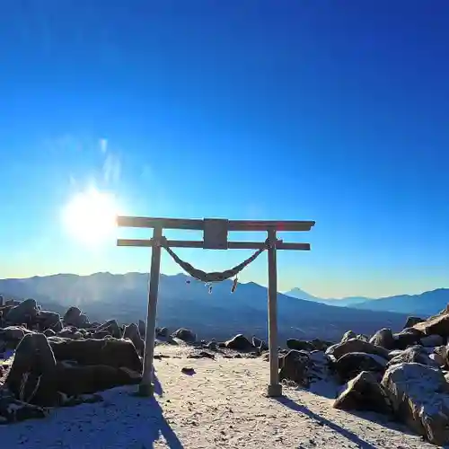 車山神社の鳥居