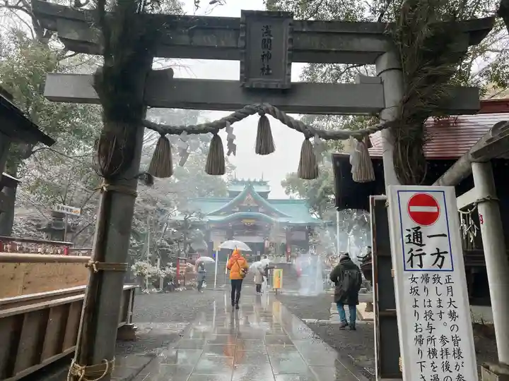多摩川浅間神社の鳥居