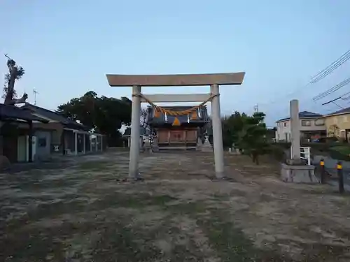 西神明社の鳥居