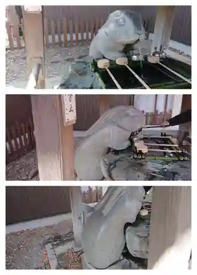 調神社の手水舎