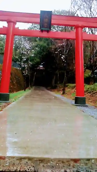 塙田八幡宮の鳥居