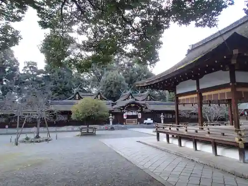 平野神社の庭園