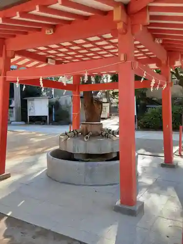 長田神社の手水舎