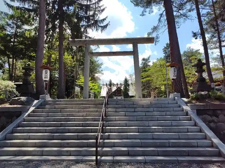 上川神社の鳥居