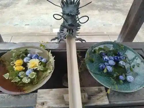 武蔵第六天神社の手水舎