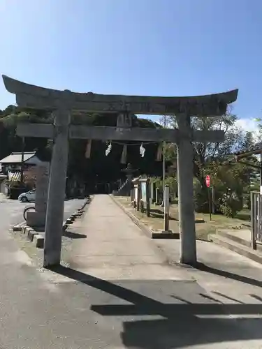 粟嶋神社の鳥居