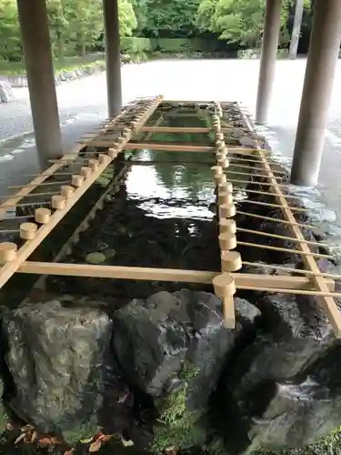 伊勢神宮外宮（豊受大神宮）の手水舎