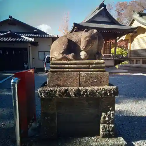 朝日森天満宮の狛犬