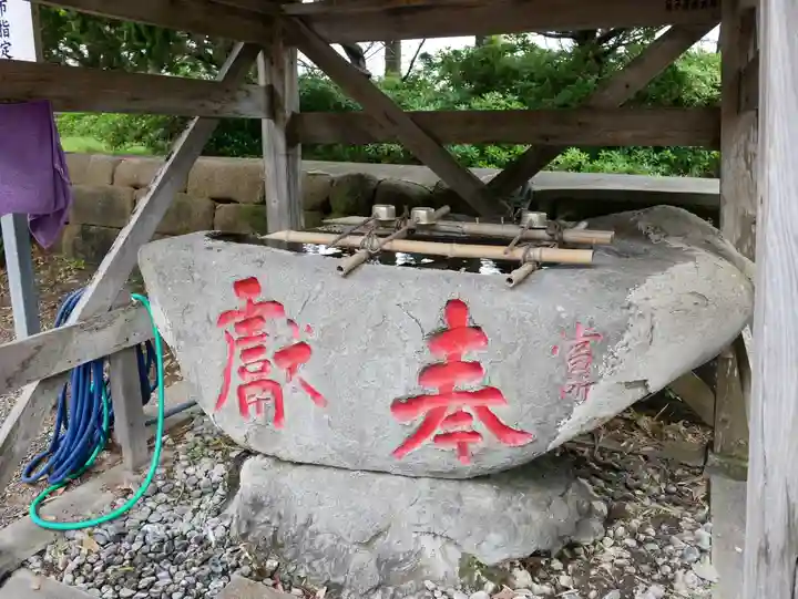 嚴島神社の手水舎