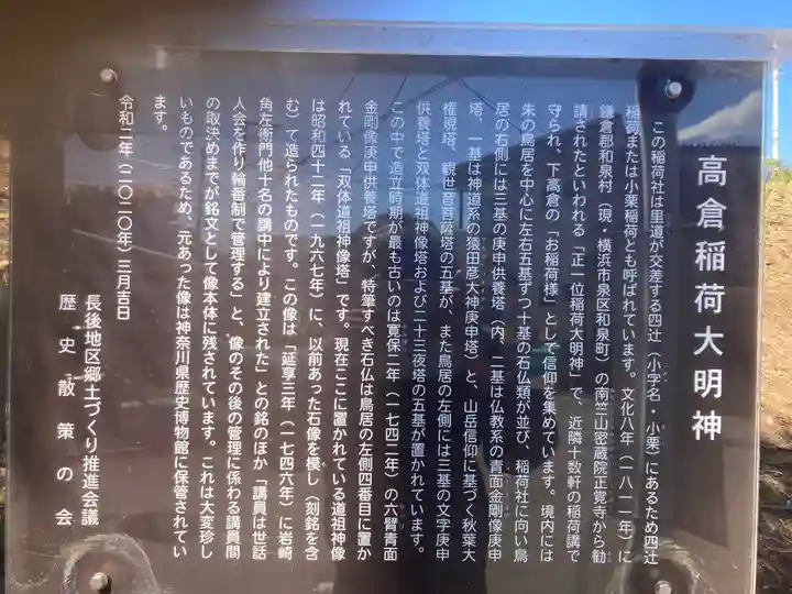 高倉稲荷大明神(神奈川県)