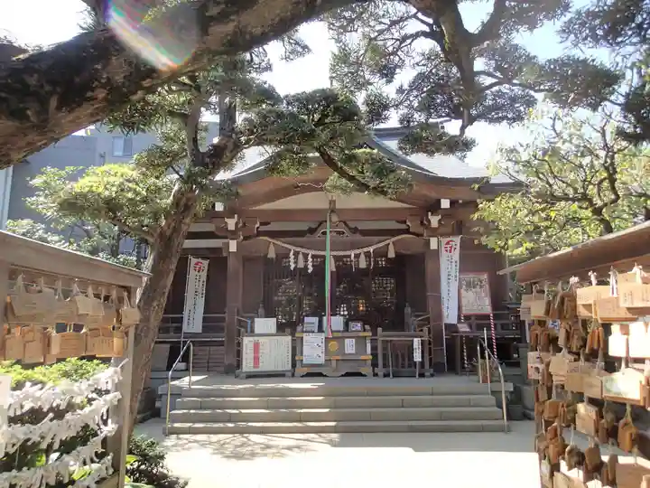 鳩森八幡神社の本殿・本堂