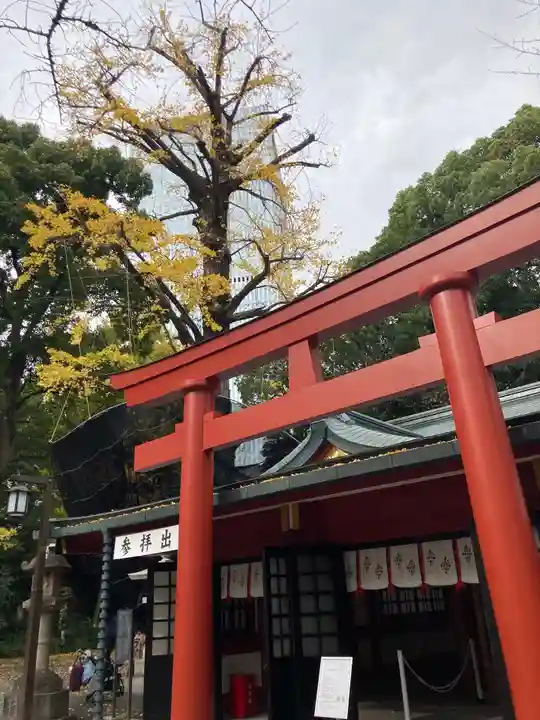 日枝神社の鳥居