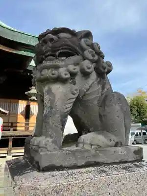 子鍬倉神社の狛犬