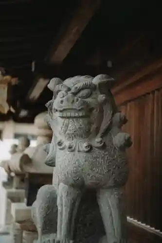 櫛田神社の狛犬