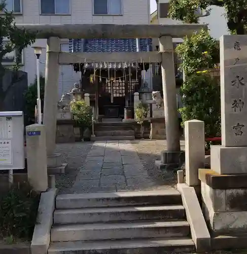 亀戸水神社の鳥居