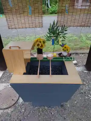 留辺蘂神社の手水舎