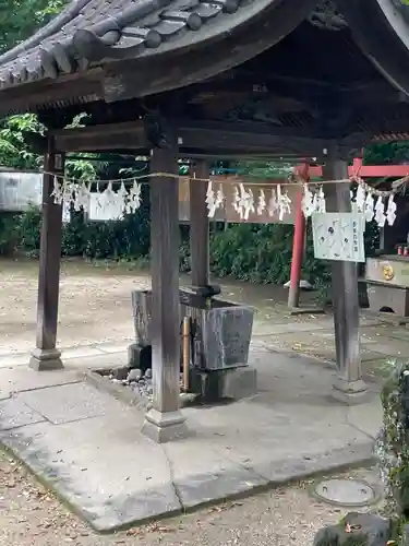 本太氷川神社の手水舎