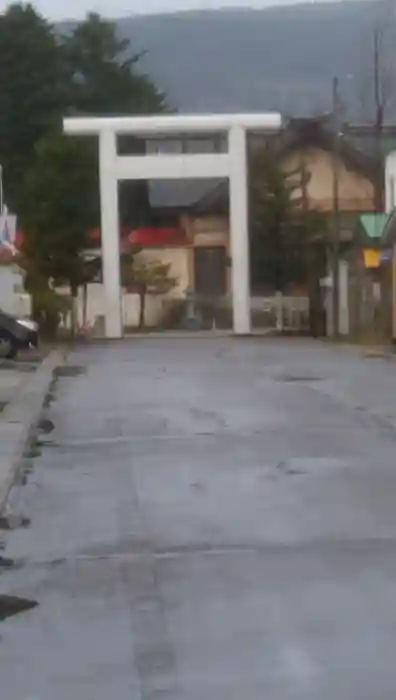 枝幸厳島神社の鳥居