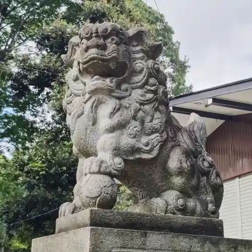 松が丘北野神社の狛犬