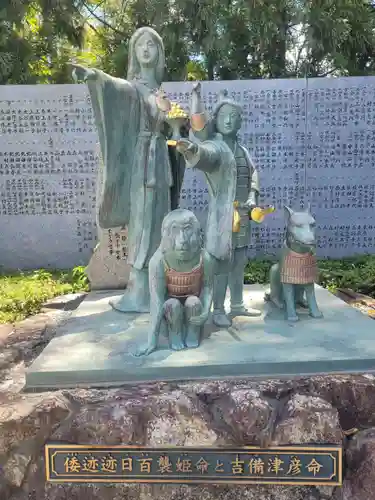 田村神社の像