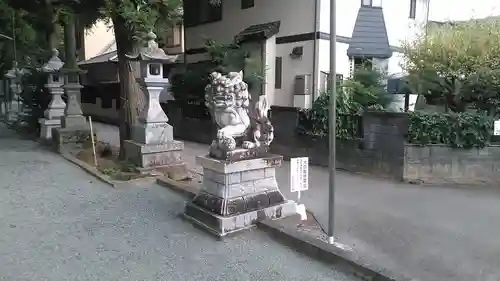 弓削神宮の狛犬