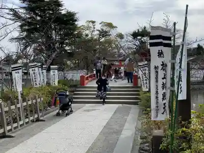 旗上弁財天社の鳥居