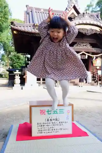 三津厳島神社の七五三参