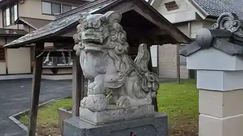 子守神社の狛犬